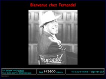 Aperu du site Fernandel online - site de Fernandel, sa vie, ses filmes, ses chansons