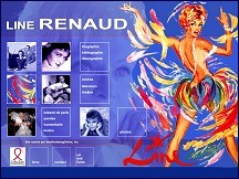 Aperu du site Line Renaud