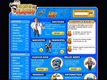 Aperçu du site Blagues et Blagues - pour rigoler sans s'arrêter