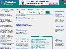Aperu du site Forex trading - Mataf.net