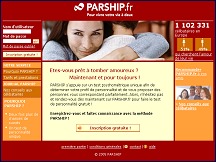 Aperçu du site Parship - rencontres, trouvez le partenaire idéal grâce au test Parship