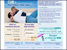 CUM.fr - pour trouver l'�me soeur, site de rencontres