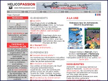 Aperu du site Helicopassion - site de passionns d'hlicoptres