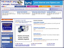 Aper�u du site Internaute.org - annuaire francophone g�n�raliste