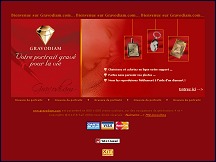 Aperçu du site Gravodiam vous grave votre portrait sur l'objet de votre choix