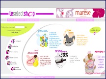 Aperçu du site Le Select Shop - idées cadeaux