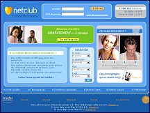 Aperu du site NetClub - pour faciliter les vraies rencontres