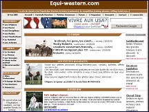 Aperu du site Equi-western - site du cheval et de l'quitation