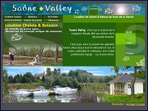 Aperu du site Sane Valley - location vacances de chalet et de bateau sans permis