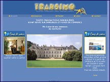 Aperçu du site TRANSIMO - agence de promotion et de transaction immobilière morbihannaise