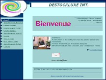 Aperu du site Destockluxe - dstockage, fins de srie, surplus de stocks