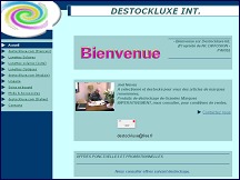 Aperçu du site Destockluxe - déstockage, fins de série, surplus de stocks