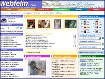 Aperu du site Webfelin - chats du web