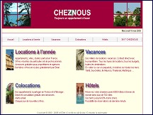 Aperu du site Cheznous - location d'appartements et de villas