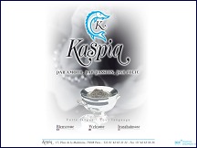 Aperu du site Kaspia.fr - spcialiste de caviar - vente de produits d'epicerie fine