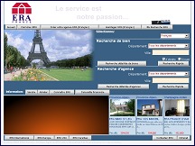 Aperu du site Era France - agences immobilires