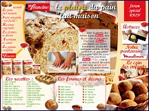 Aperu du site Painmaison - le plaisir du pain fait maison