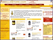 Aperu du site Abeillestore - miel et produits de la ruche