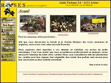 Aperu du site Rosiers.ch - Alain Tschanz prsente les roses anciennes et anglaises
