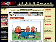 Aperçu du site Gazoline.net - le magazine de voitures anciennes