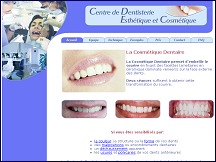 Aperçu du site Belles dents - centre de dentisterie esthétique et cosmétique