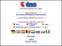Aperu du site Dimos Formation - solutions professionnelles pour la scurit