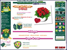 Aperçu du site Lejardindesfleurs.com - Fleurs & cadeaux sur internet