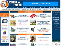 Aperu du site Frenchtoutou.com - le site francophone du chien