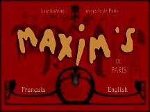 Maxim's de Paris - l�gendaire restaurant, lieu magique de la vie parisienne