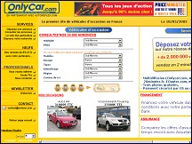 Aperçu du site Onlycar - voitures d'occasion - achat et vente