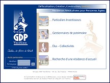 Aperçu du site GDP Vendôme - créateur de maisons de retraite