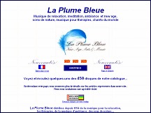 Aper�u du site Plumebleue.ch - musique de relaxation, m�ditation...