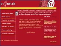 E-droit - conseils en propri�t� intellectuelle et industrielle, audit juridique
