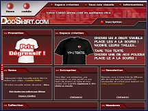 Aperçu du site Dooshirt : le T-shirt personnalisé simplement