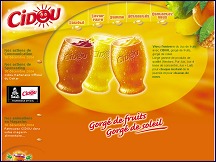 Aperçu du site Cidou.fr - Jus et nectars de fruits