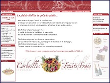 Aperçu du site Decofruits.com - Composition de corbeilles de fruits frais