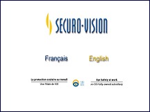 Aperu du site Securovision.com - protection oculaire