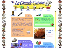 Aperu du site La Grande Cusine - la cuisine franaise  l'honneur