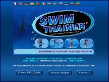 Aperu du site Swimtrainer.net - dcouvrez aqua-gym comme vous l'avez jamais vu