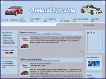 Aperu du site Annurallyes.com - annuaire de rallyes, courses, 4x4 et rallycross