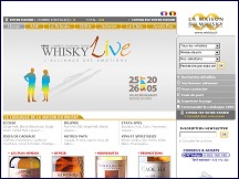 Aperu du site Whisky.fr - la maison du whisky  Paris