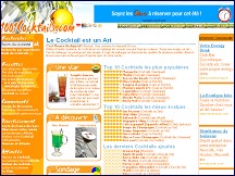 Aperu du site 1001Cocktails.com - les recettes de cocktails