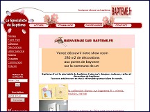 Aperçu du site Bapteme.fr - le spécialiste du baptême