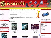 Aperu du site Smartoys, magasin online de jeux vido bas en Belgique