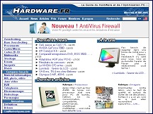 Aperu du site HardWare.fr - le guide du hardware & de l'optimisation PC
