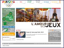Aperu du site Paris 2012 - site de candidature  l'organisation des Jeux Olympiques 2012