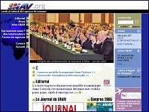 Aperçu du site SNAV - Syndicat National des Agences de Voyage