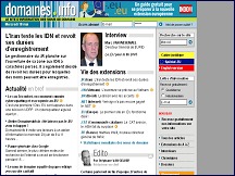 DomainesInfo: informations sur les noms de domaine, droit noms de domaine