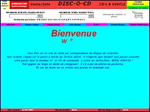 Aperu du site Disc-o-cd.com - vente par correspondance de disques de collection