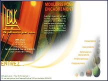 Aper�u du site Moulures Leduc - fabricant de moulures pour encadrement